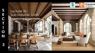 3ds Max 2023 Sub-Material & UVW Mapping Channels Tutorial |