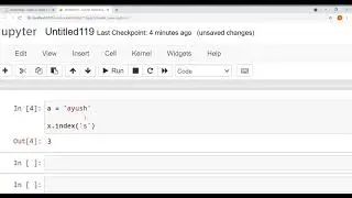 index method in python