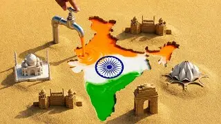 What If Every Country Rose From Sand? 🌍🏖️ Part 2 | AI Flag & Landmark Transformations | ASMR (4K)