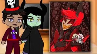 Disney Villains React To Alastor | Hazbin Hotel | Gacha react