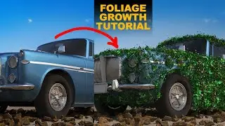 Tyflow Foliage Growth Tutorial - #Fxmaniac