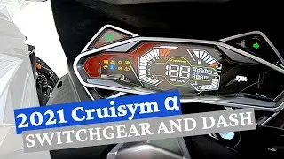 2021 SYM Cruisym Alpha 300 Switchgear and Dash