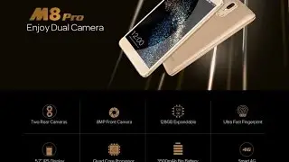 Leagoo M8 Pro 5.7'' Dual Rear Cameras Fingerprint 2GB RAM 16GB ROM MT6737 Quad-Core 4G Smartphone