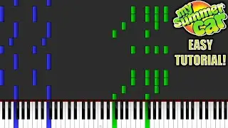 My Summer Car Menu Music Piano Tutorial