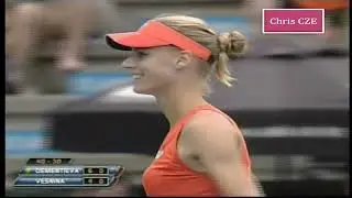Elena Dementieva v. Elena Vesnina 2009 Auckland F highlights
