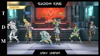 TDM Gameplay with Bloodhound. Got 11 kills and had been the champion. Shadow King - Apex Legends.