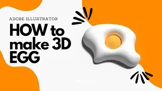 HOW TO MAKE 3D EGG IN SECONDS IN ADOBE ILLUSTRATOR