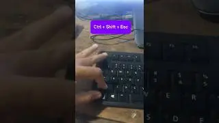Shortcut to open Task manager #shorts