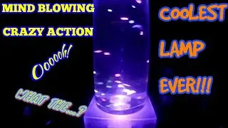 CRAZY | Homemade Blacklight Tornado Lamp Part 2 | Hires Hi-speed version with SloMo clips.