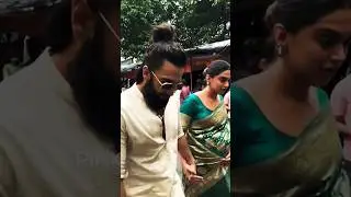 Deepika Padukone visits Siddhivinayak temple with Ranveer Singh #deepikapadukone #ranveersingh