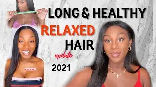 Can You Grow Long Relaxed Hair? | 2 Month Update 2021