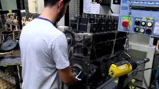 Scania's new global engine range - Engine assembly