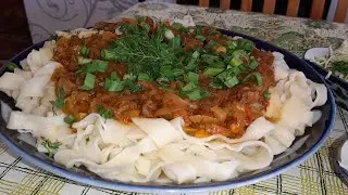 Ленивый лагман Dangasa lagmon tayyorlash imunitet oshiruvchi taom 