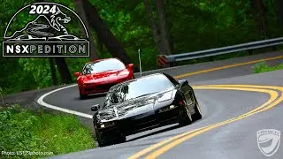 NSXpedition 2024:  NSXs on the Tail of the Dragon in the rain!?