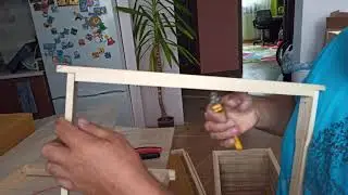 Подтяжка проволоки и наващивание рамки