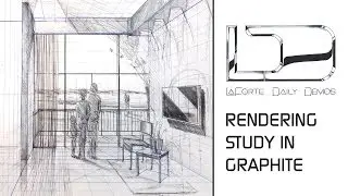 1pt Perspective - Part2 - Quick Value Study in Graphite