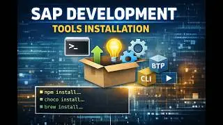 Setup for SAP BTP Development (CAP, UI5, Fiori)