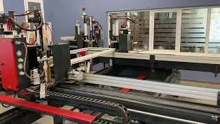 ARTIKON SL-901 Four Head Welding and CNC Corner Cleaning Line/Moldova
