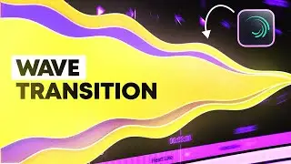Alight Motion: Wave Transition Animation || Transition Effects
