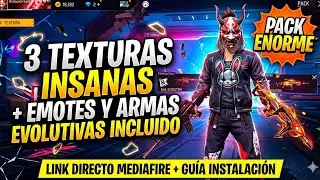 Pack enorme súper texturas tres texturas inhumanas emotes y armas evolutivas link directo sin acorta
