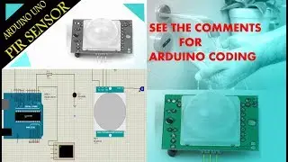 How to simulate PIR sensor using arduino uno in proteus ISIS professional