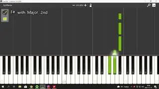 Guns N' Roses - Sweet Child O' Mine  guitar solo on piano.