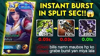 MIYA BRUTAL SPLIT SEC BURST BUILD!! (AUTO DELETED!😱) MIYA BEST 1 HIT BUILD 2025!!!