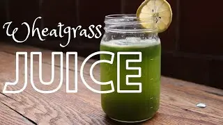 How to Make Wheatgrass Juice
