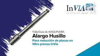 Alargo Husillo Filtro Prensa Invia | Filtro placas filtrantes