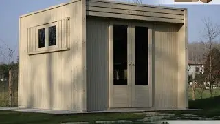 montaggio casetta in legno da giardino Cubo