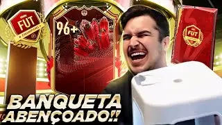 TIREI UM DOS BRABOS!! CARTA 96+ NAS RECOMPENSAS ABENÇOADAS DO BANQUETA!!
