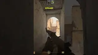 Best Way Flash B Dust 2 #shorts #cs2
