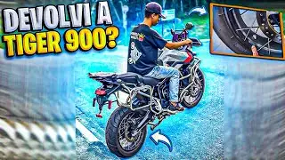 LEVEI MINHA TIGER 900 RALLY PRO 2025 DE VOLTA PRA TRIUMPH ESTÁ COM DEFEITO 😭