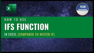 How to use IFS function in Excel