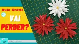Flor de Natal Silhouette | FLOR DE PAPEL EXCLUSIVA feita no Studio.