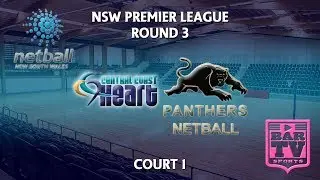 2018 Samsung Premier League Round 3 - U20s/Opens - Court 1 - Central Coast Heart v Panthers