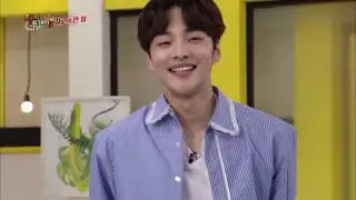 Kim Min Jae bailando "Me gustas tu" de Gfriend (Programa "Happy Together")