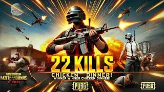 🏆 22 KILLS RAMPAGE in NEW RONDO MAP! | INSANE CHICKEN DINNER | PUBG MOBILE 7th Anniversary 🎉 #bgmi