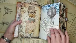 Steampunk Book Flip-through