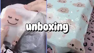 📦 Unboxing Cute Tablecloth ☁️ on Shopee 💫 