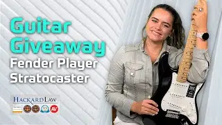 Guitar Giveaway | Fender Player Stratocaster | Hackard Law