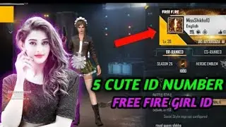 Top 10 Freefire Girl's id's 😘 || Freefire Girls Uid's ❤️ || Freefire Noob Girl's ID's 😍