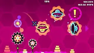 Прохождение уровня Blast processing в Geometry dash