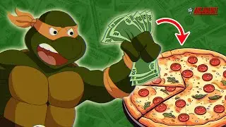 ¿Cómo consiguen dinero para comprar pizza las Tortugas Ninja?