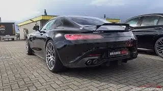 2016 Brabus 600 Mercedes AMG GT S & Brabus 650 Mercedes C63 AMG - Start Up & Revs !