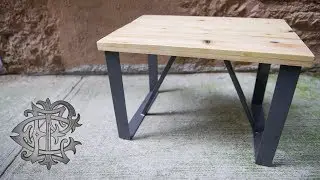 Poplar & Steel Coffee Table