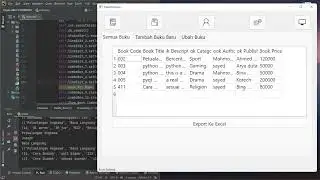 APLIKASI PERPUSTAKAAN GUI PYTHON | Kelompok 6 TI 3C Praktikum Pemrograman Lanjut