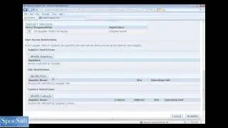 Register supplier to access iSupplier Portal  in Oracle R12 Part 1