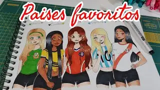 Dibujando países favoritos que me siguen
