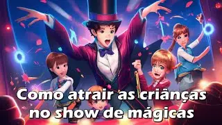 Como atrair as crianças no show de mágicas #magic #cursodemagica #cursodeilusionismo